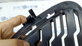 Lower grille of the front bumper left BMW X3 F25 15-17 M-Sport, cracked fasteners