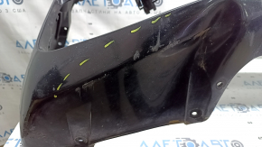 Bare front bumper BMW X3 F25 15-17 M-Sport, black 475, scratches, scuffs, dent