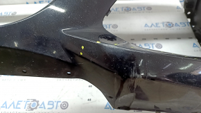 Bare front bumper BMW X3 F25 15-17 M-Sport, black 475, scratches, scuffs, dent