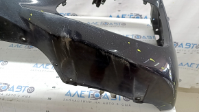 Bare front bumper BMW X3 F25 15-17 M-Sport, black 475, scratches, scuffs, dent