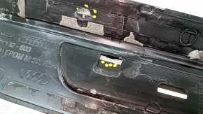 Outer front left door sill plate for Audi Q5 80A 18-25, black with chrome and backlight, S-Line, scratches, broken wire, broken fasteners