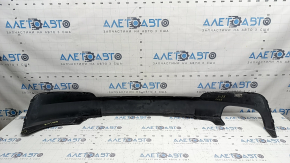 Rear bumper lip BMW X3 F25 11-17 M-Sport, gloss, scratches, cracked mount