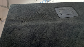 The trunk floor of the BMW X3 F25 11-17 is black under the organizer, scratches on the handle, dented