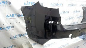 Bare rear bumper BMW X3 F25 11-17 for parking sensors, M Sport, black 475, scratches, broken mount, cracked mount