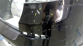 Bare rear bumper BMW X3 F25 11-17 for parking sensors, M Sport, black 475, scratches, broken mount, cracked mount