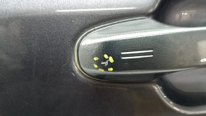 Front left door assembly Toyota Camry v50 12-14 usa graphite 1G3, keyless, worn molding, scratch on handle