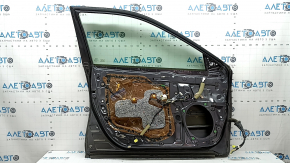 Front left door assembly Toyota Camry v50 12-14 usa graphite 1G3, keyless, worn molding, scratch on handle