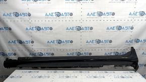 Left threshold BMW X3 F25 11-17 M-Sport, black 475, with mudguard, scratches