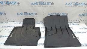 Set of floor mats, rubber, BMW X3 F25 15-17, black