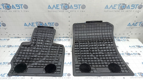 Set of floor mats, rubber, BMW X3 F25 15-17, black