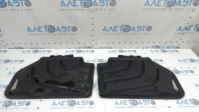 Set of floor mats, rubber, BMW X3 F25 15-17, black