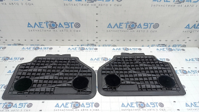 Set of floor mats, rubber, BMW X3 F25 15-17, black