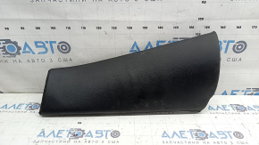 Rear seat side panel left BMW X3 F25 11-17 black leather, broken fastening, needs dry cleaning