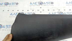 Rear seat side panel left BMW X3 F25 11-17 black leather, broken fastening, needs dry cleaning