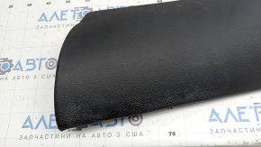 Rear seat side panel left BMW X3 F25 11-17 black leather, broken fastening, needs dry cleaning