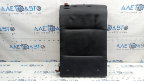 Back of the rear row of seats, 2nd row, right, BMW X3 F25 11-17, black leather, dry-cleanable, rusty bracket, scratches