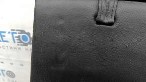 Rear seat backrest, 2nd row, central, BMW X3 F25 11-17, black leather, with armrest and headrest, scratch, headrest does not extend