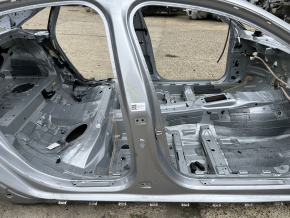 Central right body pillar Audi A6 C7 12-18 on the body, pokes