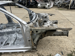 Front right quarter panel for Audi A6 C7 12-18 on the body, silver, painted
