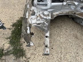 Front right quarter panel for Audi A6 C7 12-18 on the body, silver, painted