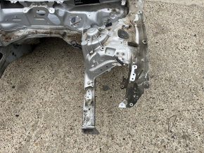 Front left quarter panel for Audi A6 C7 12-18 on the body, silver, painted
