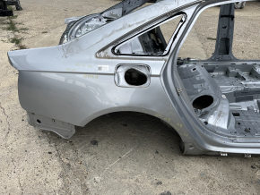 Quarter wing rear right Audi A6 C7 12-18 on the body, silver, after repair, dents