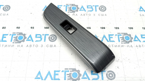 Rear right window lift control trim for Toyota Camry v50 12-14 usa, gray wood finish, scratches