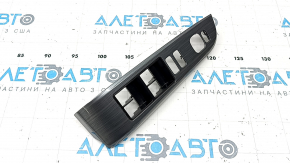 Front left window lift control trim for Toyota Camry v50 12-14 usa, gray wood finish, broken mount
