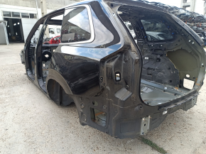 Quarter wing rear left Volvo XC90 16-26 on the body, black, pokes