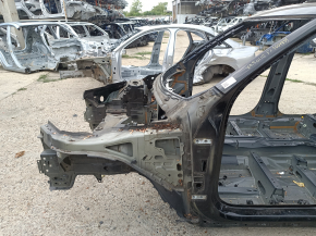 Front left quarter panel for Volvo XC90 16-23 on the body, black