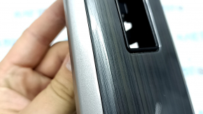 Front right window lift control trim for Toyota Camry v50 12-14 usa, gray wood finish, scratches