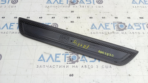 Outer front right door sill trim BMW X3 F25 11-17 black with chrome insert, M-Sport, scratches on chrome, chrome peeling
