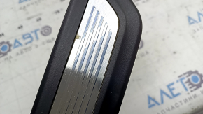 Outer front right door sill trim BMW X3 F25 11-17 black with chrome insert, M-Sport, scratches on chrome, chrome peeling