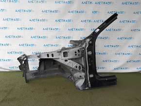 Front left quarter of Mazda CX-90 24-26 sawed off, black
