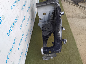Front left quarter of Mazda CX-90 24-26 sawed off, black
