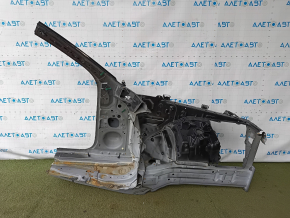 Front left quarter of Mazda CX-90 24-26 sawed off, black