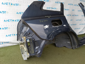 Quarter wing rear right Volvo XC60 18-24 sawed off with central pillar, blue 723, dented