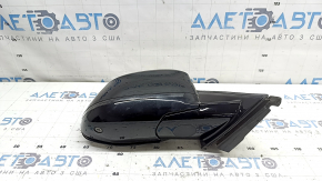 Right side mirror assembly BMW X3 F25 15-16 9 pins, turn signal, heating, camera, Shadow-Line, black 475