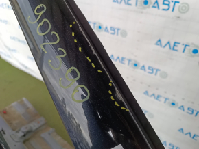 Front right quarter of Mazda CX-90 24-26 sawed off with central pillar, black, pokes