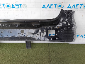 Infiniti QX50 rear panel 19-25 drilled, black