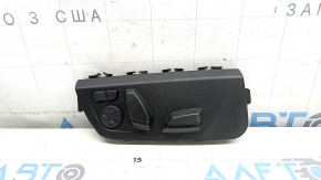 BMW X3 F25 15-17 passenger seat control with lumbar support control, Sport, broken fastenings, worn