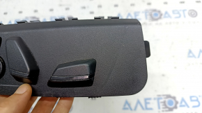 BMW X3 F25 15-17 passenger seat control with lumbar support control, Sport, broken fastenings, worn
