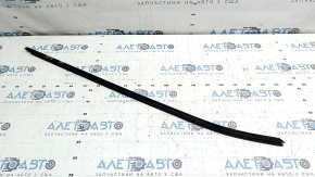 Molding door-glass center front right BMW X3 F25 11-17 black gloss