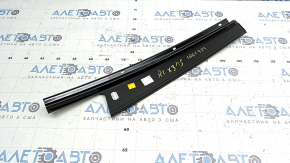 Door trim, side, rear left, BMW X3 F25 11-17, front, black gloss, worn