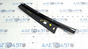 Door trim, side rear right BMW X3 F25 11-17 front, black gloss, worn