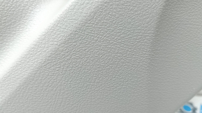 Door trim card rear left Toyota Camry v50 12-14 usa gray with gray insert leather, armrest gray leather, scratches, dented