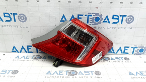 Right outer fender light Toyota Camry v50 12-14 usa, polished, cobweb