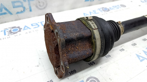 The front left drive axle shaft of the Audi A6 C7 12-18 is rusty, there is play in the inner CV joint