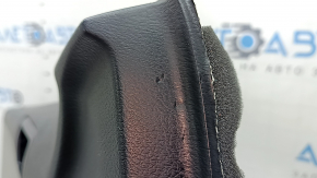 Door trim, front left, Toyota Camry v50 12-14 usa, gray with gray leather insert, gray leather armrest, whitened plastic, bumpers