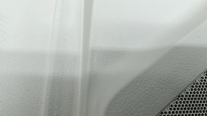 Door trim, front right card, Toyota Camry v50 12-14 usa, gray with gray insert, leather, gray leather armrest, whitened plastic, worn, dents